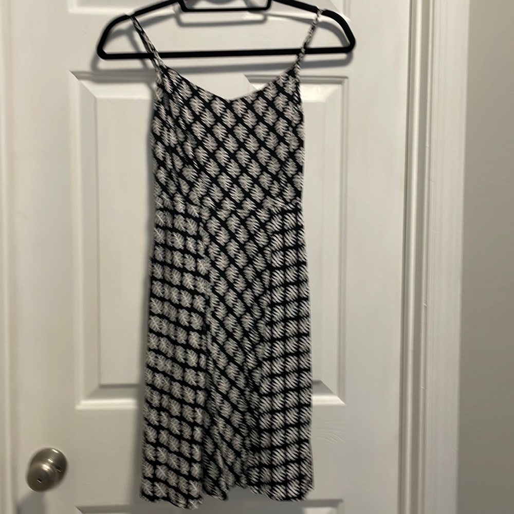 Black spaghetti strap dress